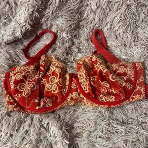 Lane Bryant unlined sheer lace bra, 42F